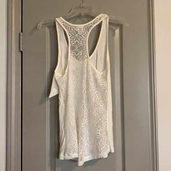 Lace Tank Top with bow - Picture 3 of 4
